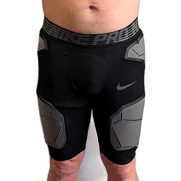 Nike Pro Black Padded American Football Shorts  Mens Size Large - Picture 1 of 8